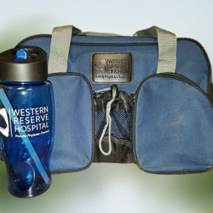 Duffle Bag and Bottle