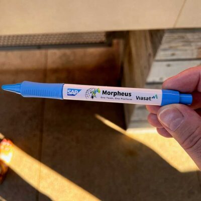 Pen with Morpheus / SAP logo